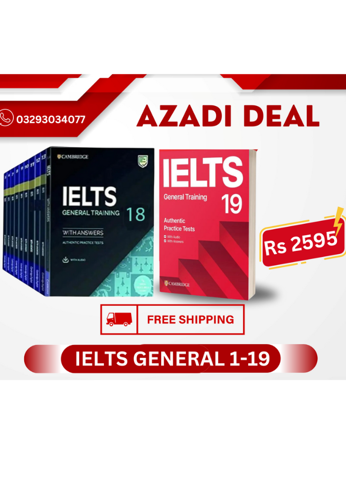 Cambridge English IELTS general training Set (1-19 Books)